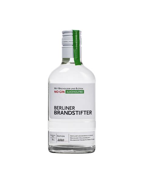 Das heißt, dass alkoholfreier gin eigentlich eher ein destillat ist, welches jedoch, was die herstellung anbetrifft. Berliner Brandstifter No Gin - Alkoholfreie Gin Alternative 0,35l | Spirituosen | alkoholfreier ...