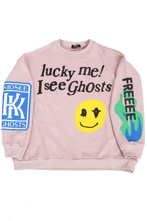 Kanye West Lucky Me I See Ghosts Sweatshirt Kanye West Etsy