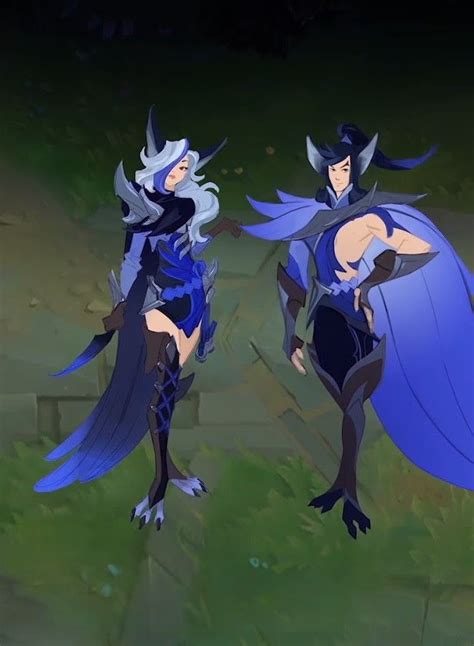@lolicons_ • ⌜xayah and rakan⌟ ～ 『matching ↯ ↳ ▹#leagueoflegends ◃ ↲ ➻ star guardians browse tweet added by @lolicons_ • ⌜xayah and rakan⌟ ～ 『matching ↯ ↳ ▹#. Xayah and Rakan | Arte, Personajes, Cosas lindas
