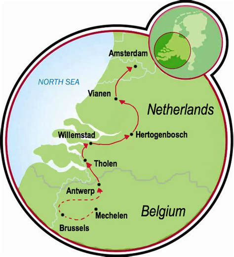 Amsterdam Brussels Belgium Map World Fast Train