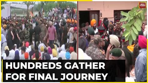 Hundreds Gather For Final Journey, India Mourns Its Braveheart | Watch