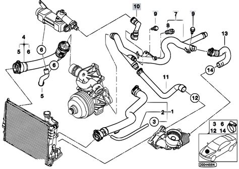 Additional functions used for the first time at bmw were implemented to facilitate the use of the s65 as on the e60 production vehicle, together with the intelligent battery sensor ibs and the alternator. Original Parts for E38 730d M57 Sedan / Engine/ Cooling System Water Hoses 2 - eStore-Central.com