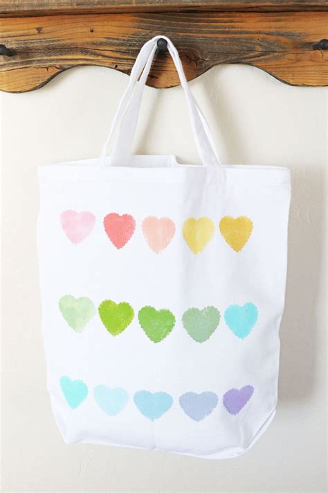 Diy Painted Canvas Tote Bag Diy Bag Painting Canvas Bag Diy Painted Tote