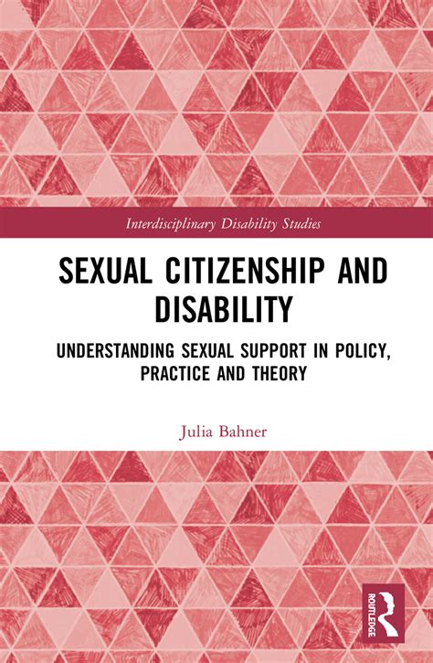 sexual citizenship and disability understanding sexual support in pol