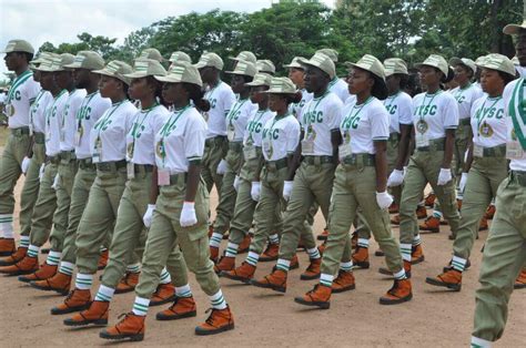 Stay connected to us on social media; Corps Members on Parade