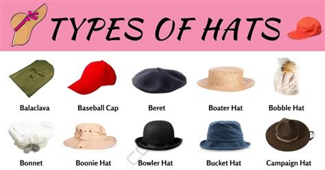 Types Of Hats 55 Different Hat Styles For Men And Women 7esl