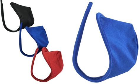 3 Pack Mens C String Bulge Enhancer Pouch Strapless Thong No Show