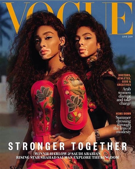 Winnie Harlow And Shahad Salman For Vogue Arabia June 2019 Winnie