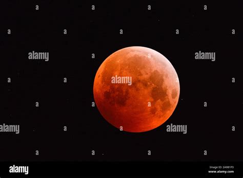 Eclipse Of Super Moon Lunar Eclipse Red Supermoon Blood Moon Red