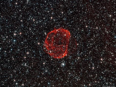 Supernova Remnant Snr 0519 Deep Space Explosion Photo Shows Ghostly
