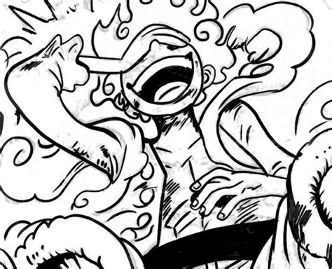 Luffy Gear Coloring Page