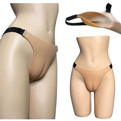 T BACK PANTY REALISTIC Silicone Vagina Crossdressers Panties Gaff TG DG Cosplay PicClick