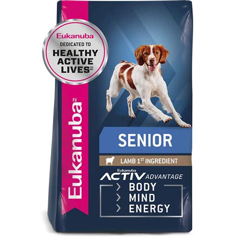 + mix of soft and crunchy pieces + lifesource bits packed with antioxidants + garden grown fruit and vegetables + for strong teeth and bones. Eukanuba Senior Lamb & Rice Dry Dog Food | PetFlow
