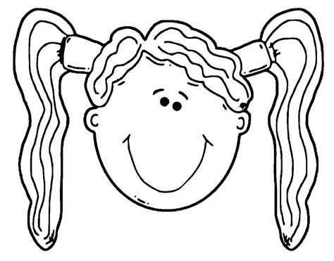 Smiling Face Coloring Page Coloring Pages
