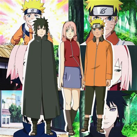 Naruto Sasuke Sakura Team 7 Naruto Shippuden Anime Naruto Sketch