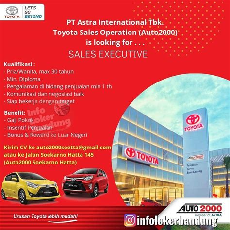 Lowongan kerja pt omron manufacturing mei 2020. Lowongan Kerja PT. Astra International Tbk ( Auto 2000 ...