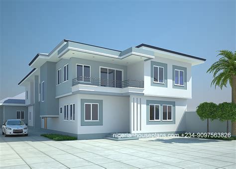Our 3d home plans gives an idea of how to decorate and arrange these types of home. 4 bedroom duplex/2 bedroom flats(4035) - NigerianHousePlans