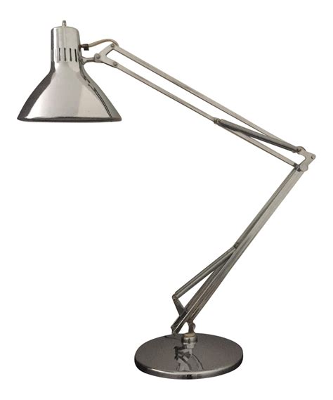 Vintage Luxo Articulated Chrome Desk Lamp Chairish