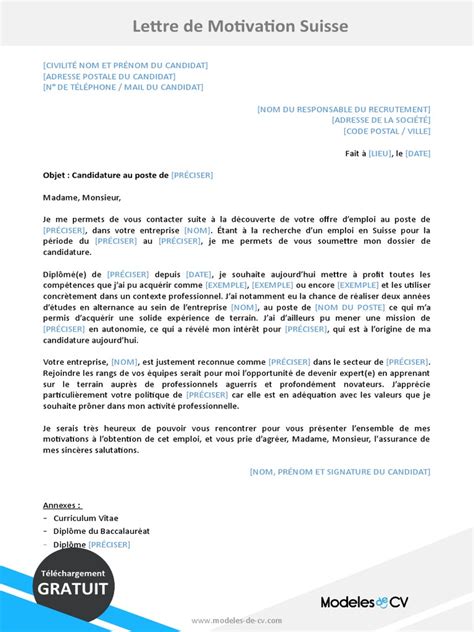 46-lettre-de-motivation-suisse | PDF