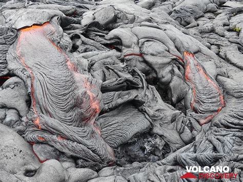 Kilauea Volcano Hawaii Lava Flows 22 March 2018 Ropey Textured