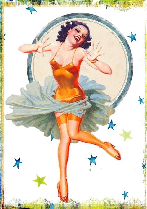 Retro Pin Up Lady Art Collage Free Stock Photo Public Domain Pictures