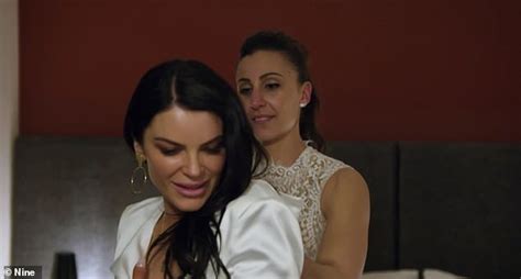 MAFS Lesbian Brides Amanda And Tash Kiss And Massage Each Other Before