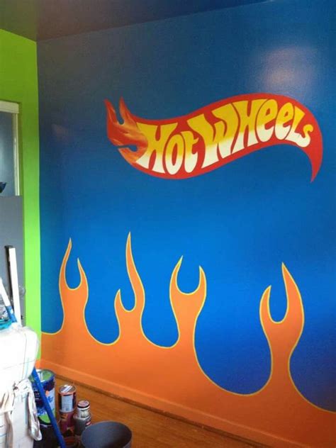 Mackenzie hot wheels™ monster trucks™ backpacks. Boys Hot Wheels Themed Bedroom #hotwheels #boysbedroom # ...