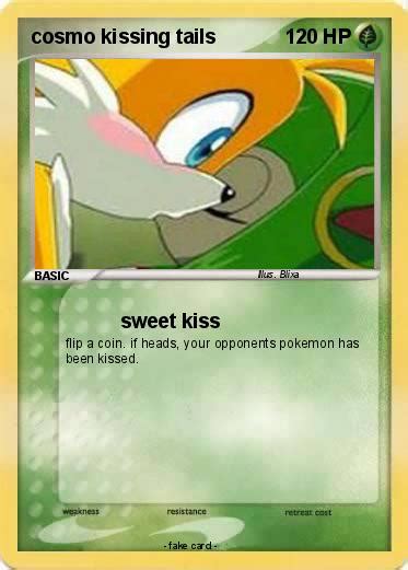 This folder is dedicated to the sonic x and tailsxcosmo fans. Pokémon cosmo kissing tails - sweet kiss - My Pokemon Card