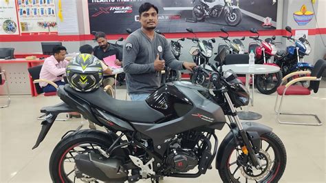 2022 The All New Hero Xtreme 160r Mat Black Colour Details Review