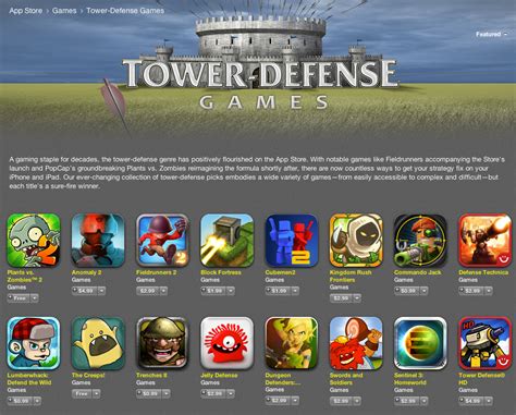 Featured In Top Tower Defense Games On The App Store