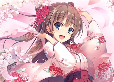 100 Wallpaper Anime Girl Kimono