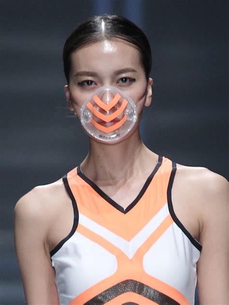 Coredumpprojectbodyfluids Smog Masks At Qiaodan Yin Peng Ss 15 China Fashion Week This Makes