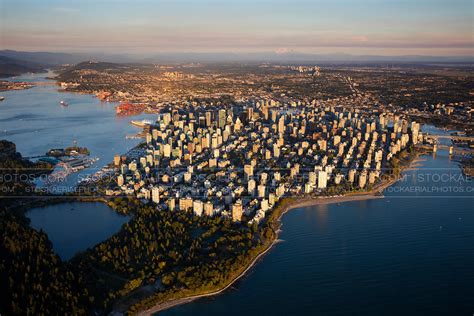 Aerial Photo | Downtown Vancouver at Sunset