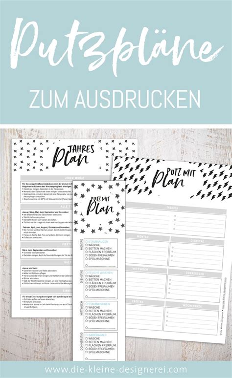 In wenigen schritten zur sauberen wohnung. Endlich Putzen mit Plan! In diesem Package enthalten ist ...