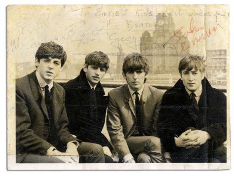 The most popular and influential rock act of all time, a band that blazed several new trails for popular music. FREE APPRAISAL: Beatles Autographs from Nate D. Sanders ...