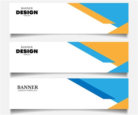 Premium Vector Set Of Corporate Business Banner Background Design