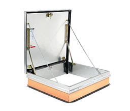 Bilco roof hatches have a reputation among architects, engineers, and the construction trades for dependability and for products that are unequaled in design and workmanship. Bilco F-40 Type F Roof Hatch - Equipment Access - 48" x 48 ...