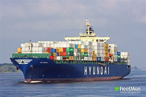 Hyundai Highness Container Ship Ship Particulars And Ais Position