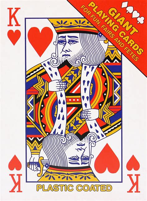 Giant A4 Size Playing Cards