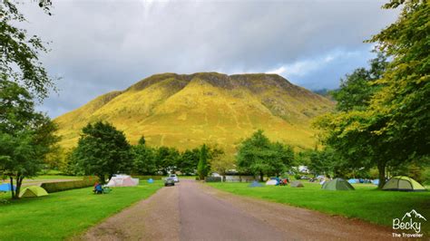 Glen Nevis Campsite Review Near Ben Nevis Fort William Scotland