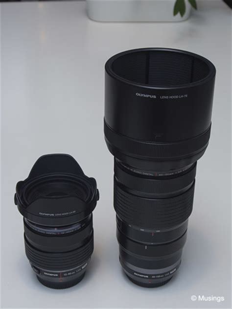Olympus 12 40mm F28 And 40 150mm F28 Pro Lenses Musings