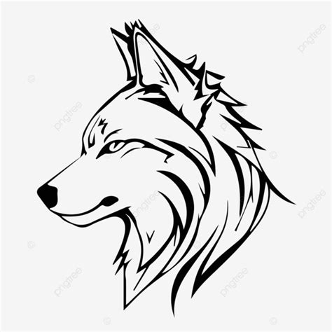 Ilustrasi Vektor Logo Serigala Ke Ai Generatif Logo Serigala Vektor Serigala Kepala Serigala