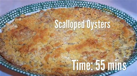 Scalloped Oysters Recipe Youtube