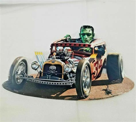17 Frankenstein Driving Ford Rat Rod Hot Rod Gasser Car Steel Metal
