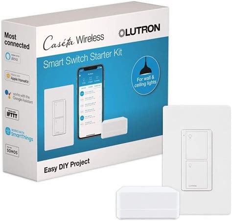 Lutron Wireless Rf In Wall Smart Switch Kit 784k18p Bdg Pkg1ws