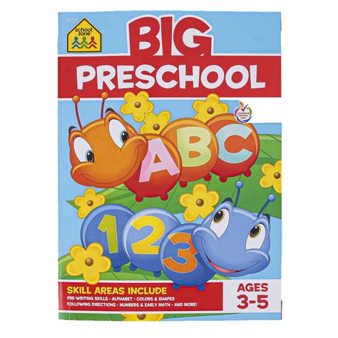 School Zone Big Preschool Workbook Paperback 319 Pages Grades Prek