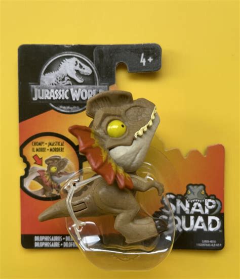 2020 Jurassic World Snap Squad Dilophosaurus Dinosaur Mattel Vhtf For Sale Online Ebay
