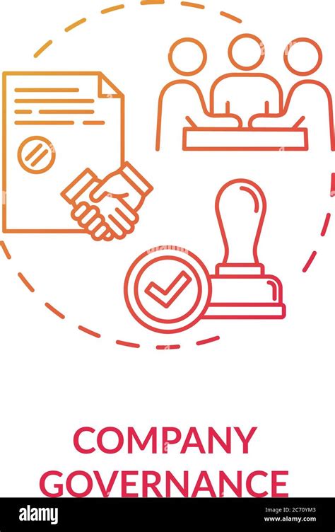 Company Governance Concept Icon Corporate Management Business