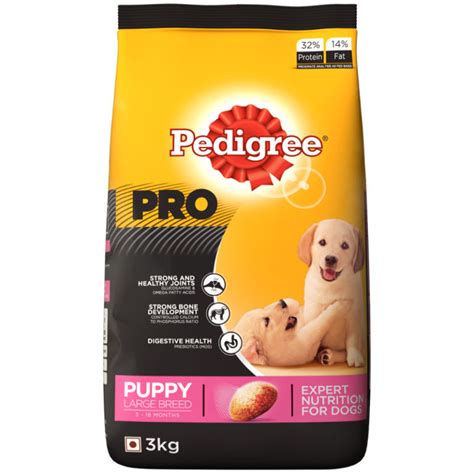 Buy Pedigree Professional Puppy Large Breed Dry Dog Food Online At Low
