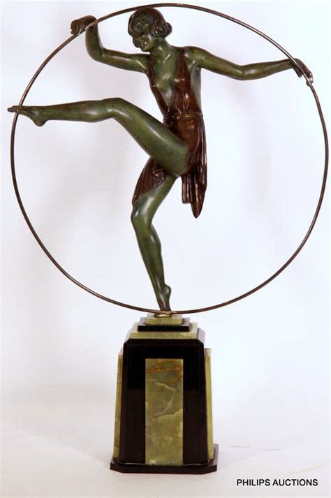 Art Deco Dancing Girl Bronze Figure By Limousin Figuresgroups Sculpturestatuary